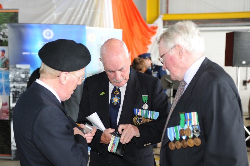 Congo veterans at the 50th anniversary celebrations in Baldonnel, July 2010.