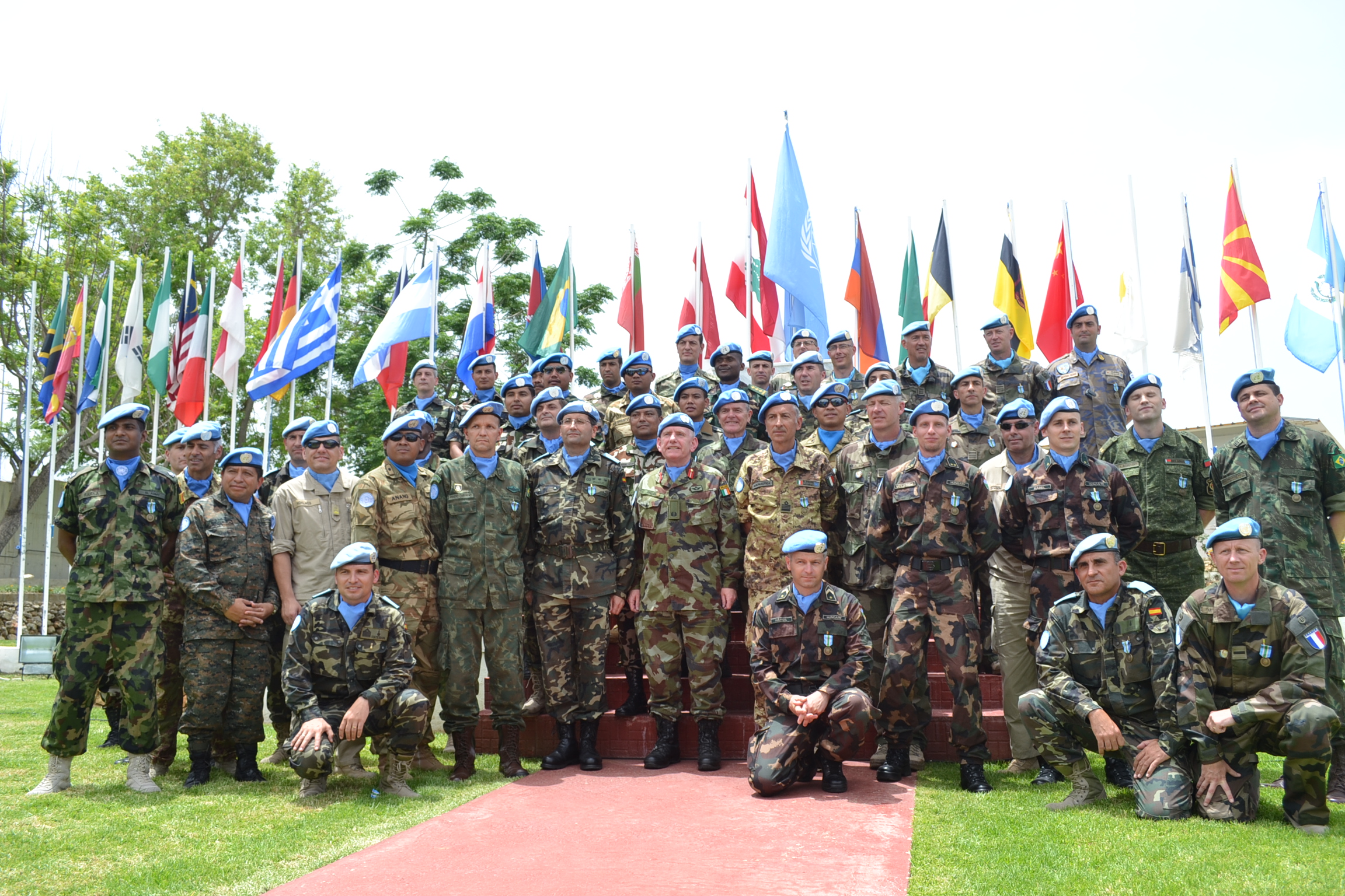 UNIFIL personnel mark International UN Peacekeepers Day, 29 May 2013.